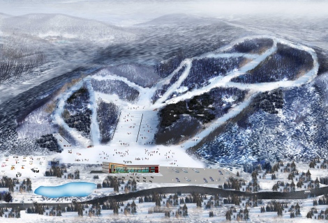 室外滑雪場規劃設計